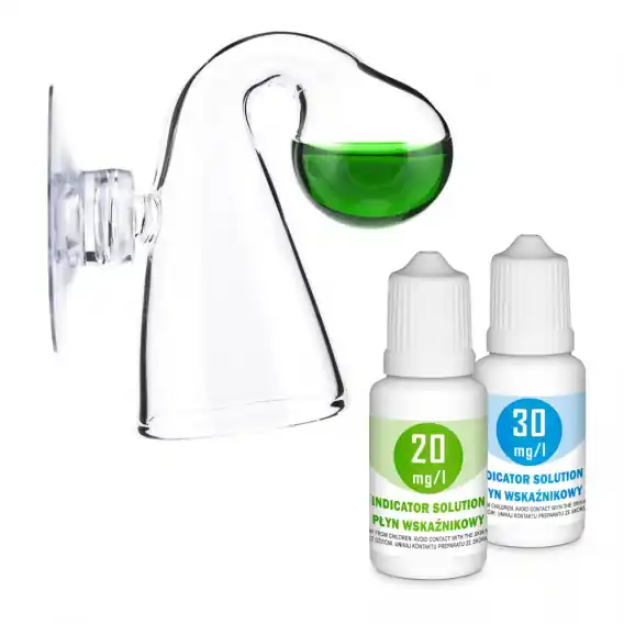 AQUA GLASS indykator STANDARD test CO2 + PŁYN 10ml Kup teraz